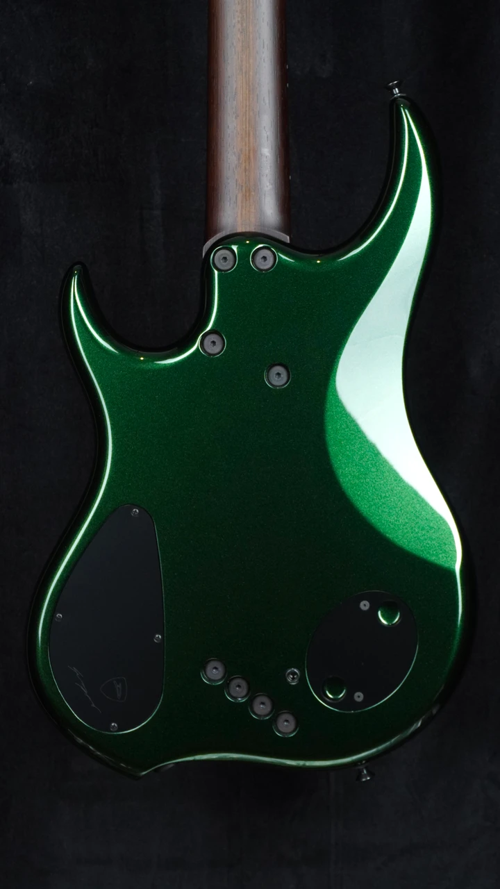 Dingwall Custom Shop Z1 5-String Bass - Dark Candy Green Gloss Back Close