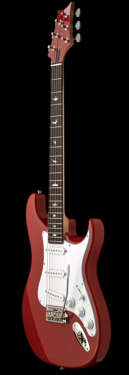 PRS Silver Sky Defender Limited Edition - Portofino Red - Front Whole Angle