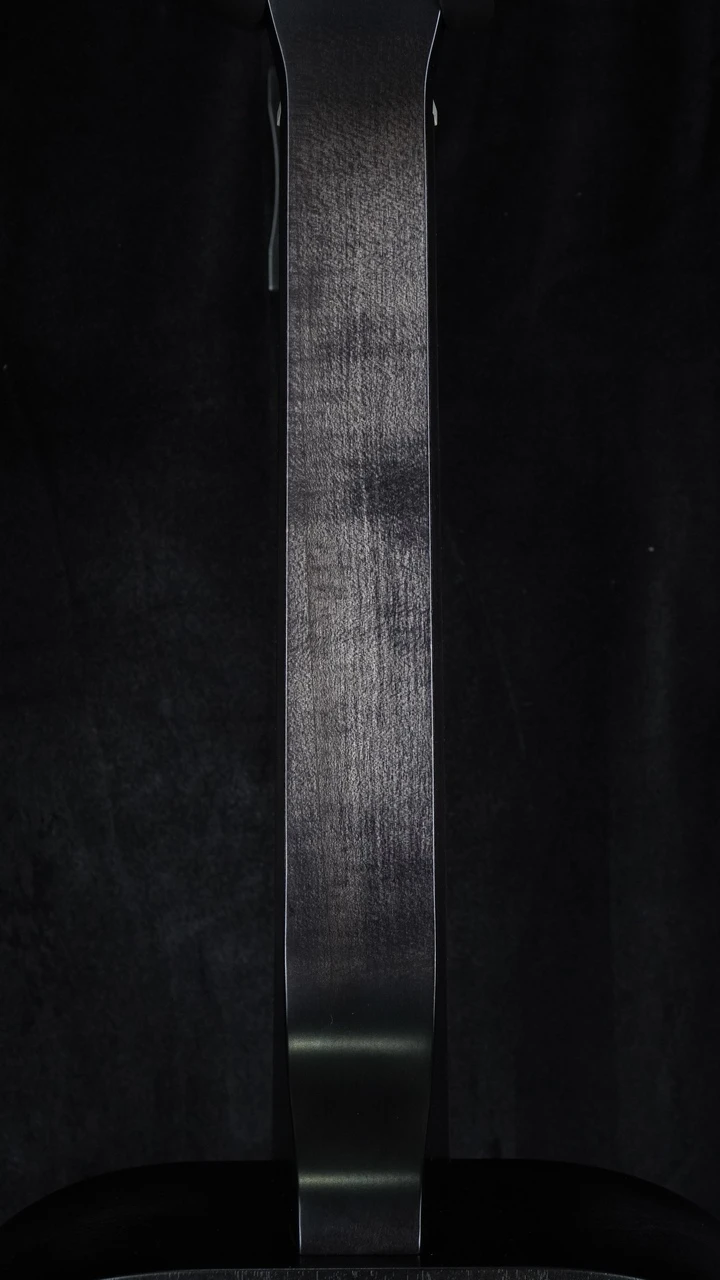 Preowned 2022 Beard Radio Standard E Squareneck - Satin Black Ice w/ Fishman Electronics - Neck Back