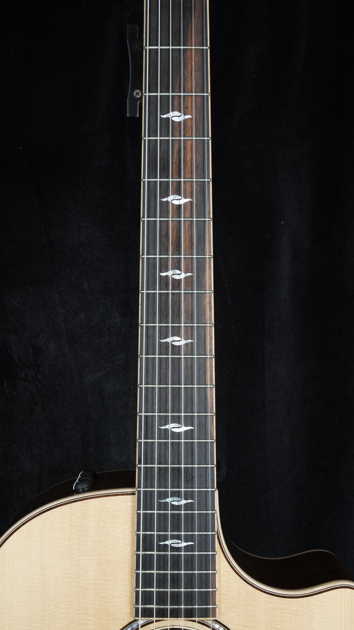 DEMO 2024 Taylor 814ce-N Nylon String Grand Auditorium - Fretboard