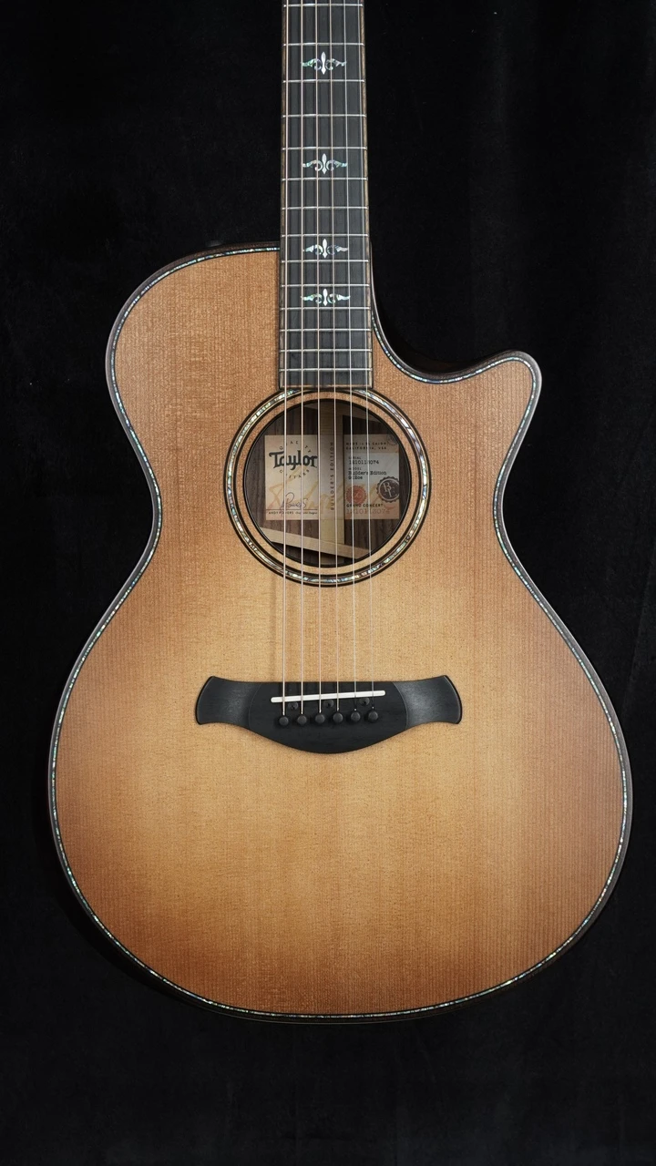 Preowned Taylor Builder's Edition 912ce - Wild Honey Burst - Front Close