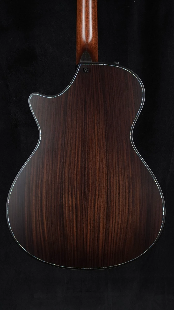 Preowned Taylor Builder's Edition 912ce - Wild Honey Burst - Back Close
