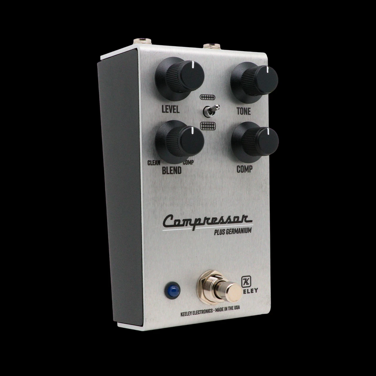 Keeley Compressor Plus Germanium 25th Anniversary Edition Pedal - Top Angle