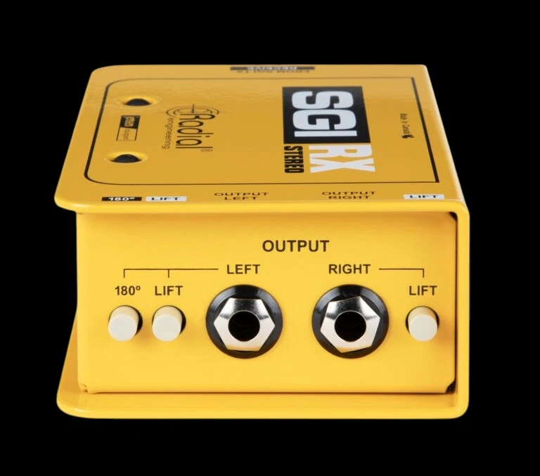 Radial SGI Stereo Studio Guitar Interface Line Driver System - TX Jacks 2