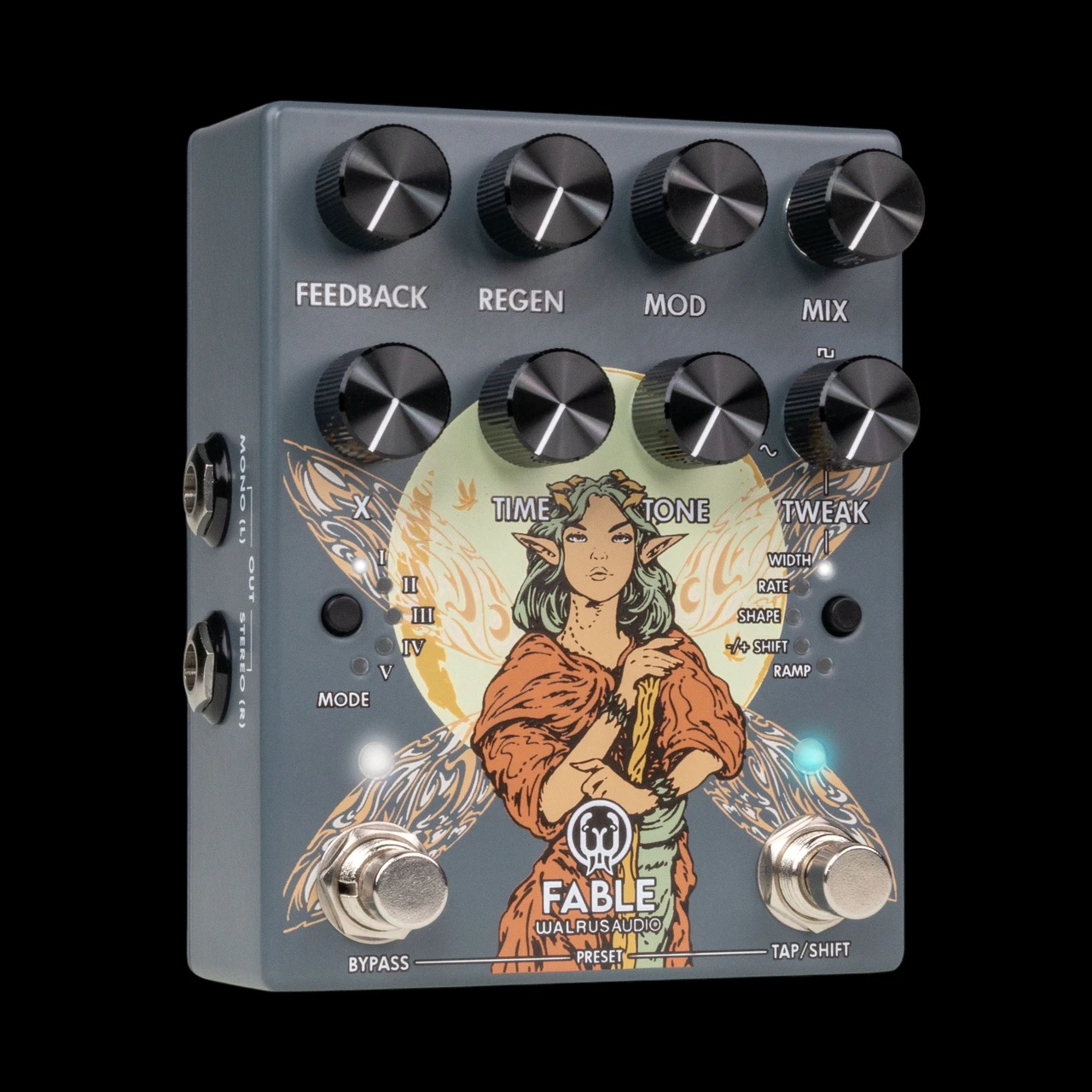 Walrus Audio Fable Granular Soundscape Generator MKII Pedal - Gray - Right Angle