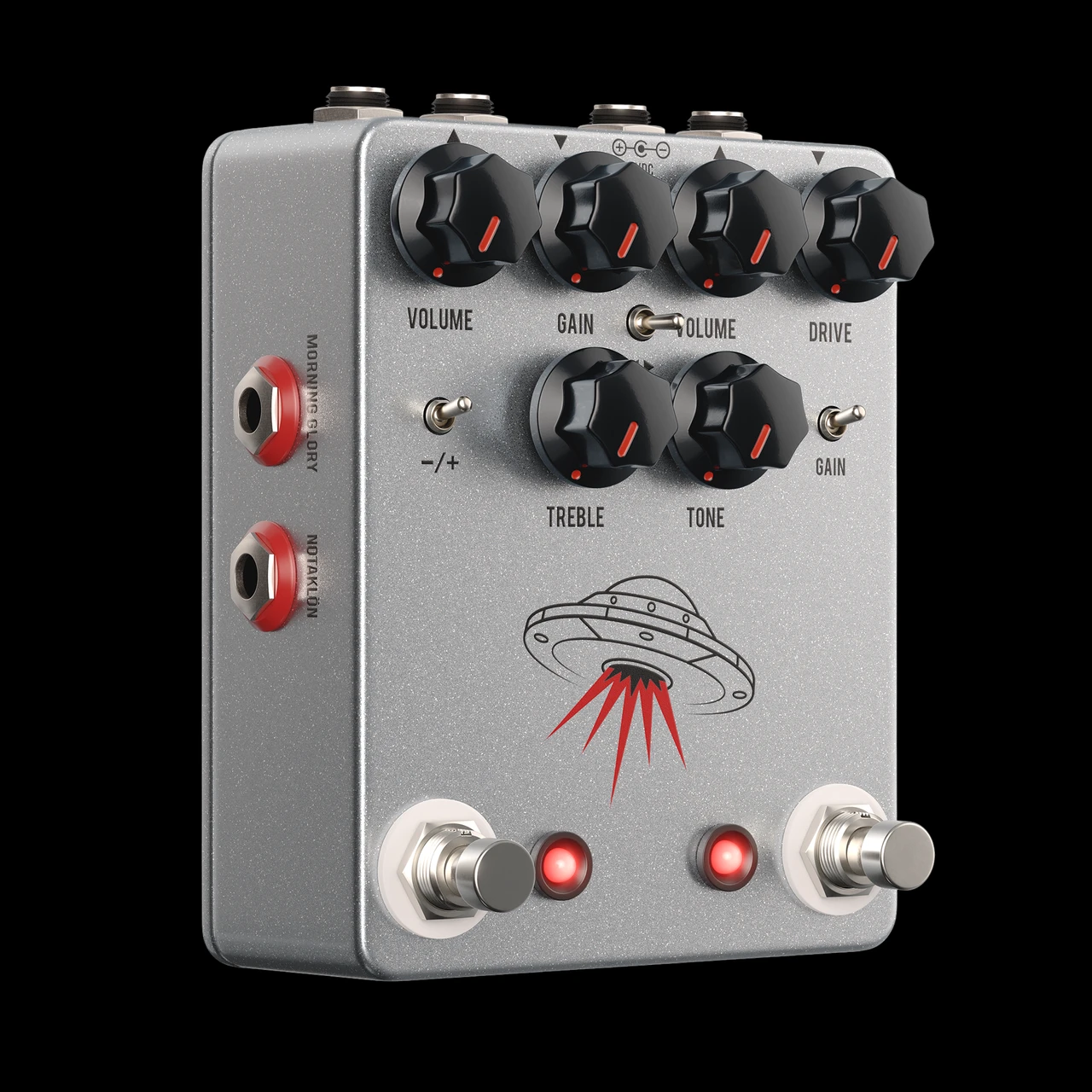 JHS Pedals The Wanderer Overdrive - Morning Glory v4 + NOTAKLÖN 2-in-1 - Right Angle