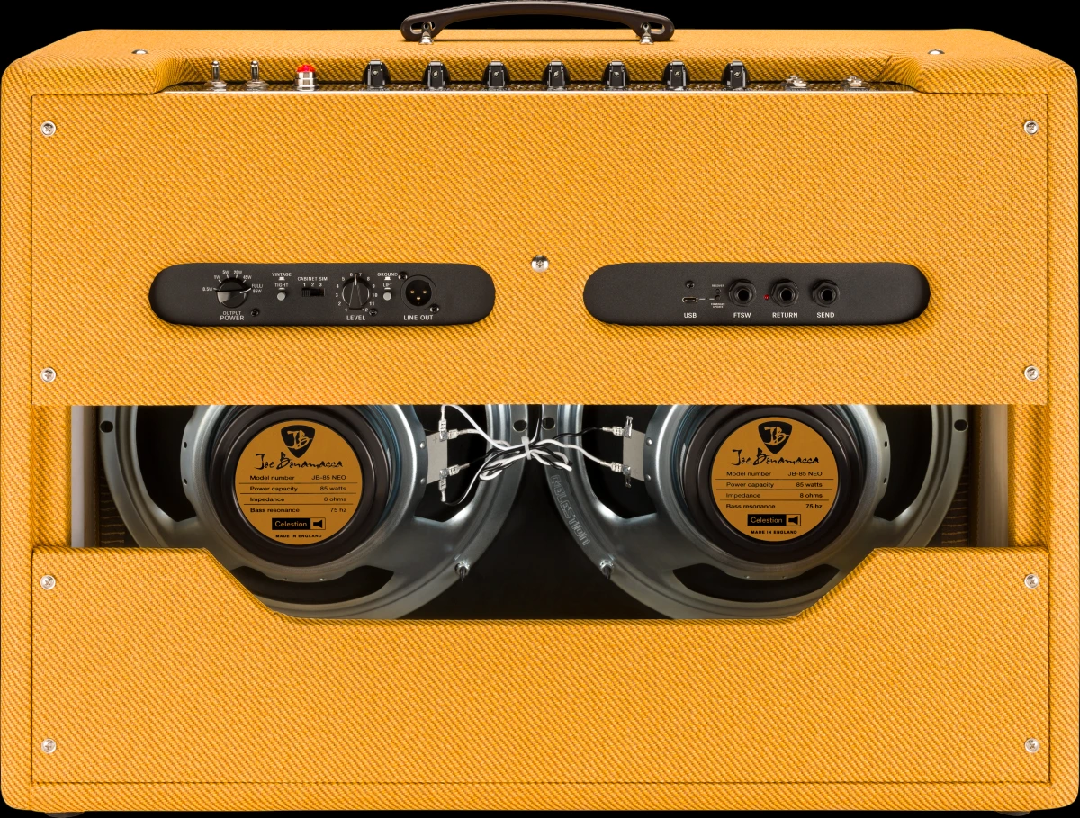 Fender Tone Master '59 Twin-Amp JB Edition - Tweed - Back View