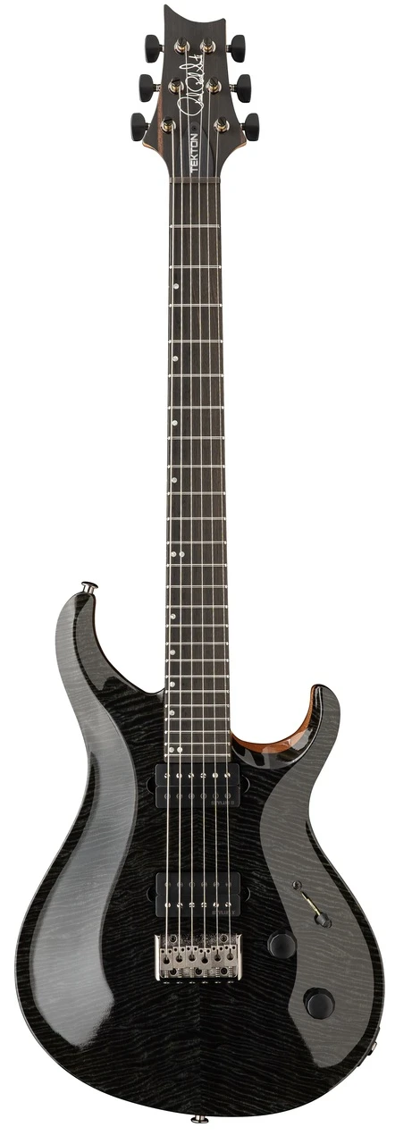 PRS Tekton (natural neck) in Slate Blue - Front Whole