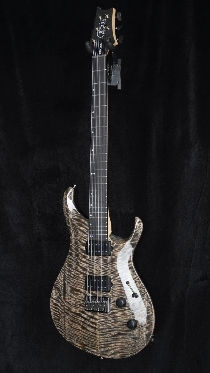 PRS Tekton - Black Tourmaline (Natural Neck) - Front Whole Angle