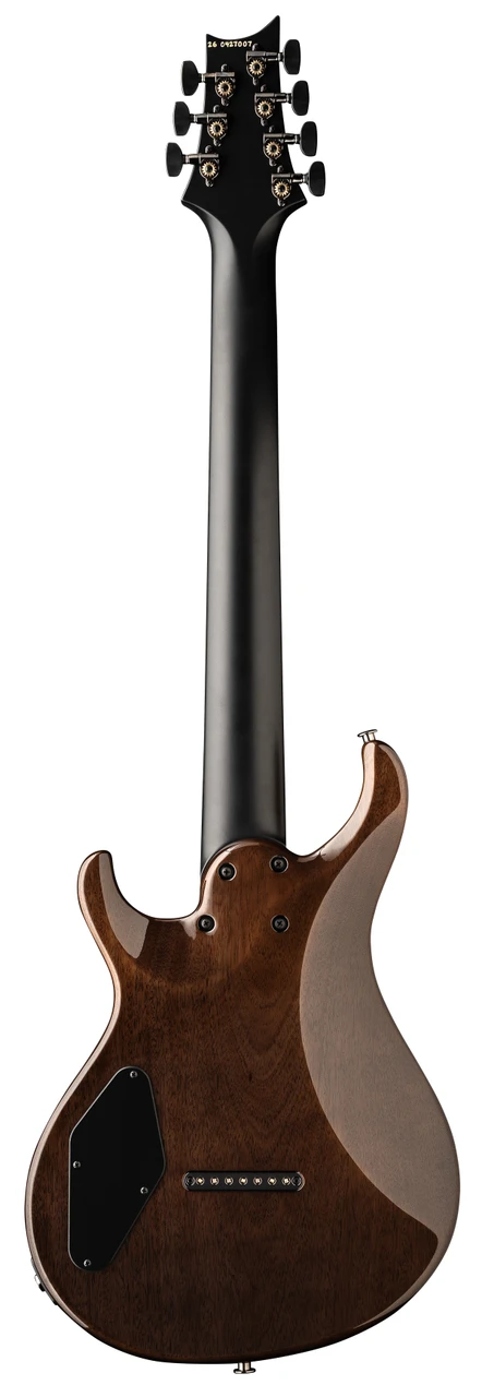PRS Tekton SVN in Fuchsia Aura (black satin neck) - Back Whole