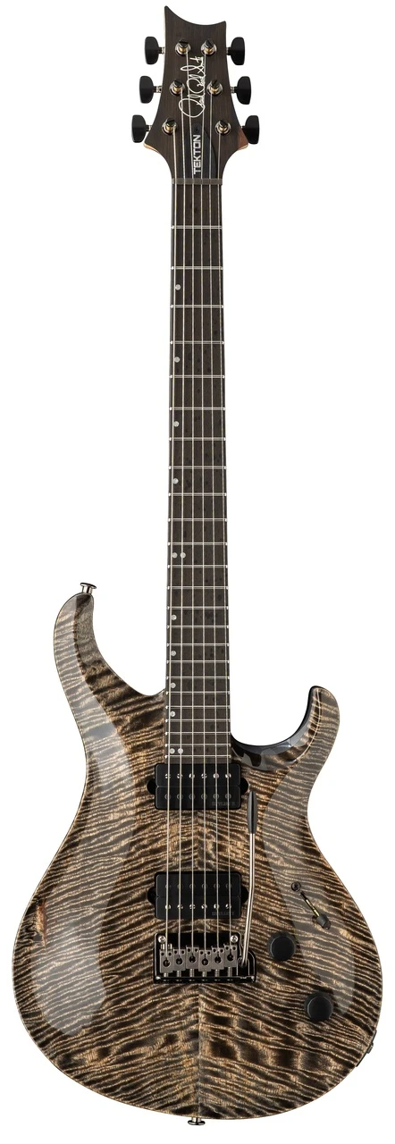PRS Tekton T (natural neck) in Black Tourmaline - Front Whole