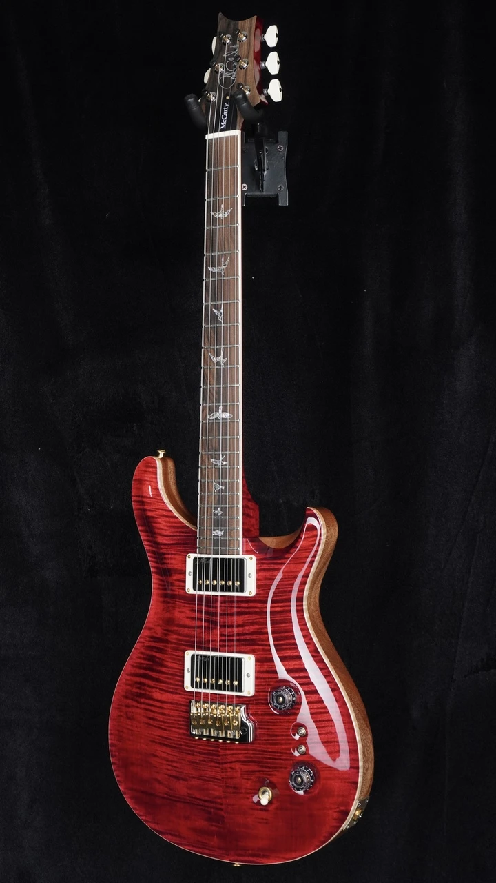 PRS Signature Dealer Exclusive McCarty Tremolo with 408 Switching in Red Tiger - Angle Whole