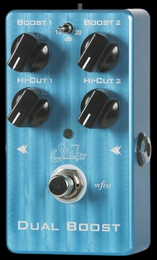 Suhr Dual Boost Pedal in Original Blue Enclosure