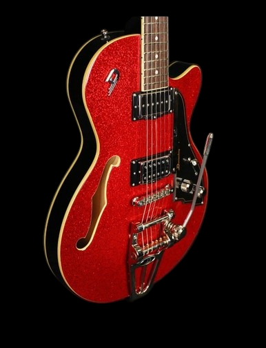 Duesenberg Starplayer TV - Red Sparkle - Angle