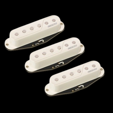 Fishman Single Width Pickups for Strat Set of 3 in White