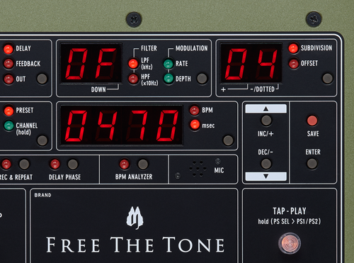 Free The Tone FT-2Y Flight Time Digital Delay Version 2