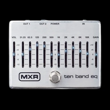 MXR M108S Ten-Band Graphic EQ Pedal - Top View