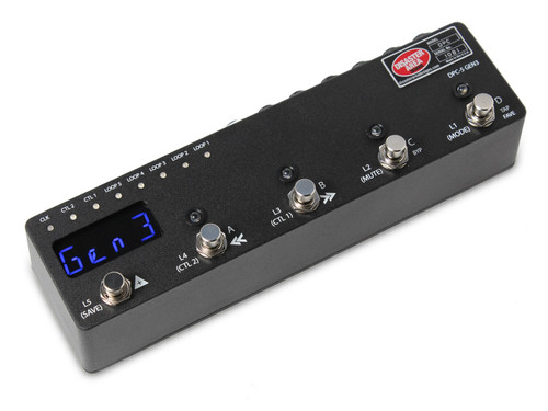 Disaster Area Designs DPC-5 Gen3 MIDI Pedalboard Controller & Loop Switcher