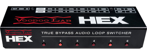 Voodoo Lab HEX True Bypass 6-Loop Audio Switcher