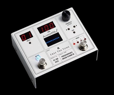 Free The Tone PA-1QB Programmable Analog 10 Band EQ Pedal for Bass Guitar