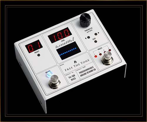 Free The Tone PA-1QA Programmable Analog 10 Band EQ Pedal for 