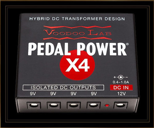 Voodoo Lab Pedal Power X4 Isolated Pedalboard Power Supply