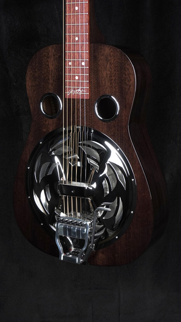 Beard Jerry Douglas Signature Black Beard Squareneck Resonator with Fishman Electronics and Hipshot Doubleshot Bridge Beard Jerry Douglas Signature Black Beard Squareneck Resonator with Fishman Electronics and Hipshot Doubleshot Bridge