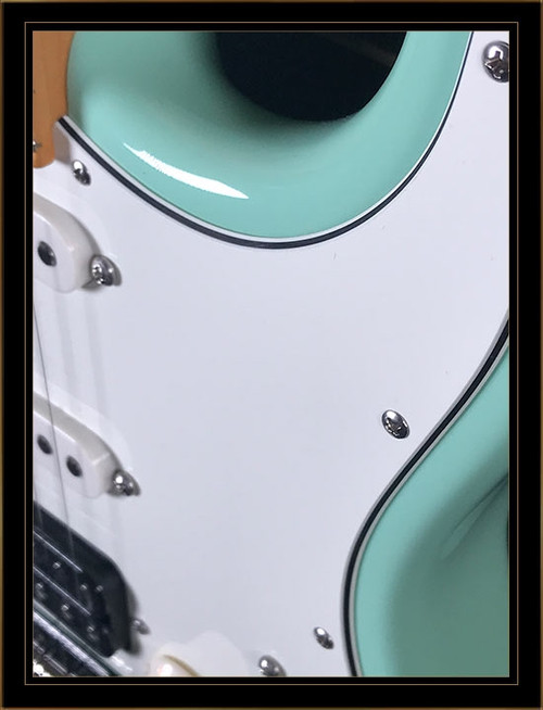 Suhr Classic S in Surf Green with HSS Pickup Configuration and Maple Fretboard