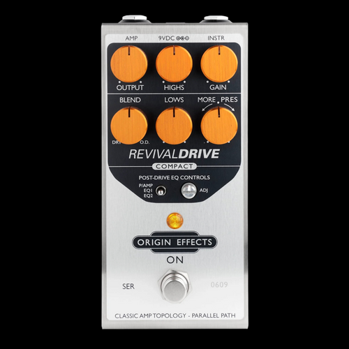Origin Effects RevivalDRIVE Compact Overdrive Pedal - Top