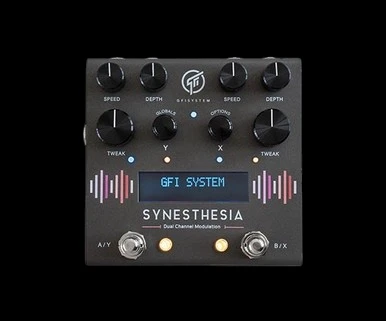 GFI System Synesthesia Dual-Engine Modulation Pedal - Top View
