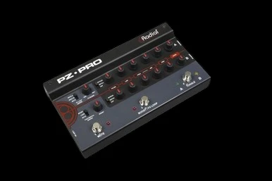 Radial PZ-Pro 2-Channel Acoustic Preamp Pedal - Left Angle
