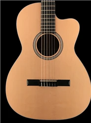 Martin 000C12-16E Nylon String Acoustic-Electric Guitar - Natural Gloss - Close