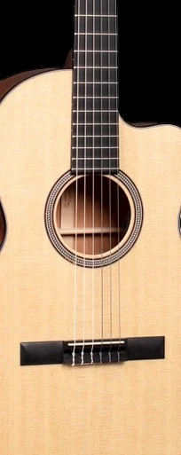 Martin 000C12-16E Nylon String Acoustic-Electric Guitar - Natural Gloss - Soundhole Rosette