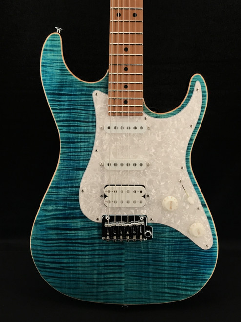 Suhr Standard Plus HSS in Bahama Blue with Maple Fingerboard