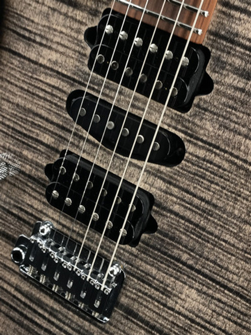Suhr Left-Handed Modern Plus in Transparent Charcoal Burst with Pau Ferro Fingerboard