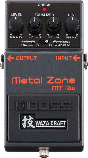 Boss Waza Craft MT-2W Metal Zone Distortion Pedal