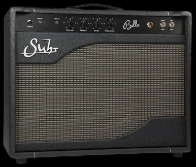 Suhr Bella Hand-Wired Tube Combo in Black with Tolex Front