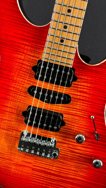 Suhr Modern Plus in Fireburst with Roasted Maple Fingerboard