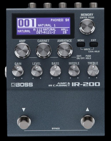 Boss IR-200 Amp and IR Cabinet Simulator Pedal