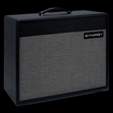 Synergy 1x12 Extension Speaker Cabinet - Black - Left Angle