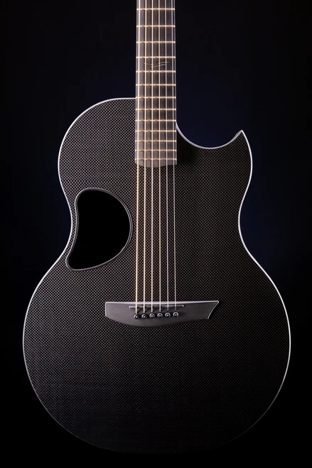 McPherson Sable Carbon Fiber Guitar with Standard Weave Top and Black Hardware