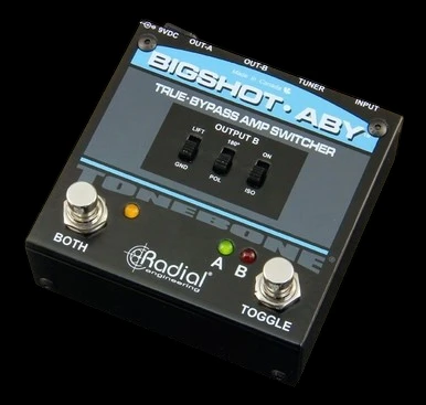 Radial BigShot ABY True Bypass Switcher Pedal - Left Angle