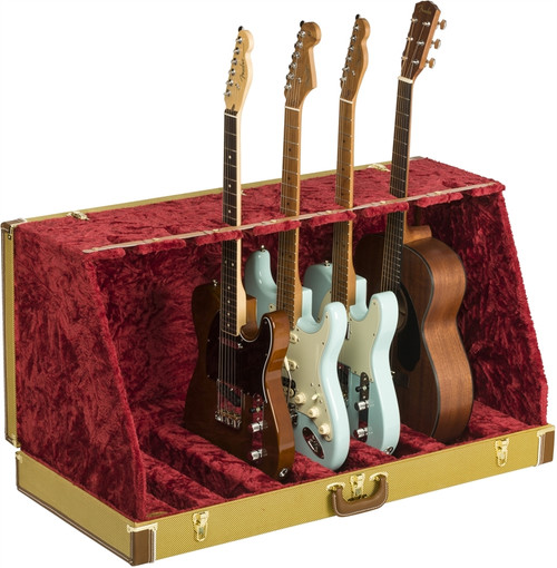 Fender Classic Series Case Stand - 7 Guitar in Tweed