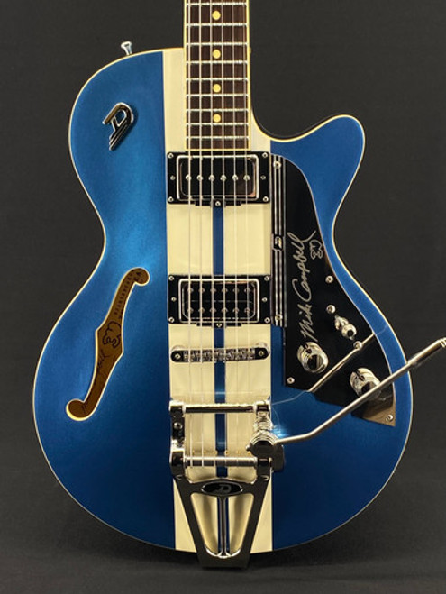 Duesenberg Mike Campbell Signature Model TV in Blue and White
