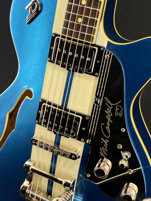 Duesenberg Mike Campbell Signature Model TV in Blue and White