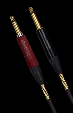 Mogami Gold Instrument Silent S-25 25 Foot Guitar Cable with Straight Plugs