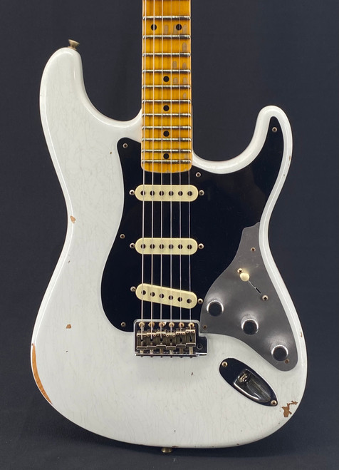 Fender Custom Shop Limited Edition Poblano II Relic Strat in Aged Olympic White