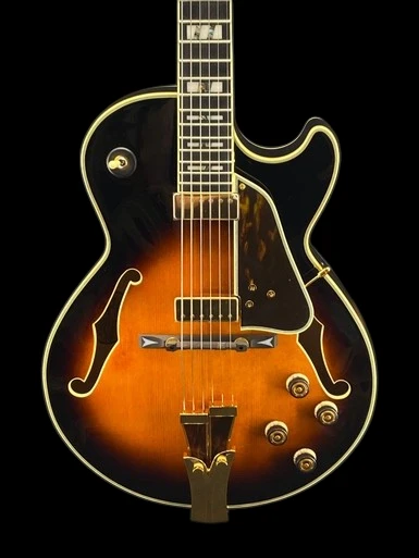 Ibanez GB10 George Benson Signature Model Archtop Sunburst - Front Close