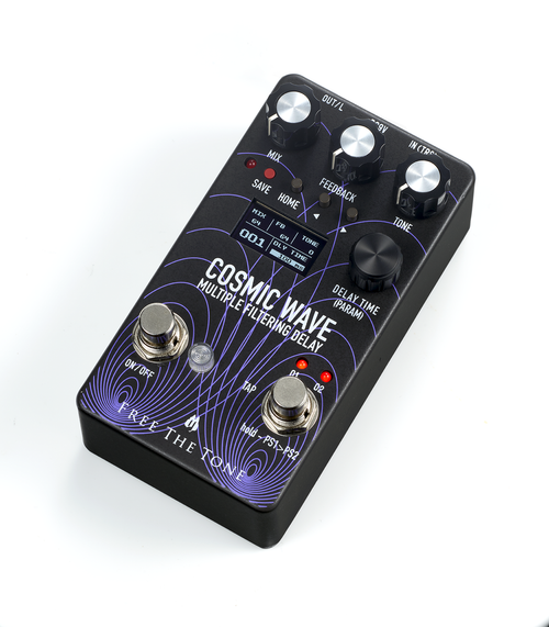 Free The Tone CW-1Y Cosmic Wave Multiple Filtering Delay Pedal