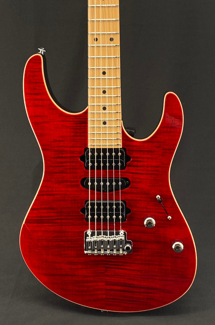 Suhr Modern Plus in Chili Pepper Red with Roasted Maple Fingerboard